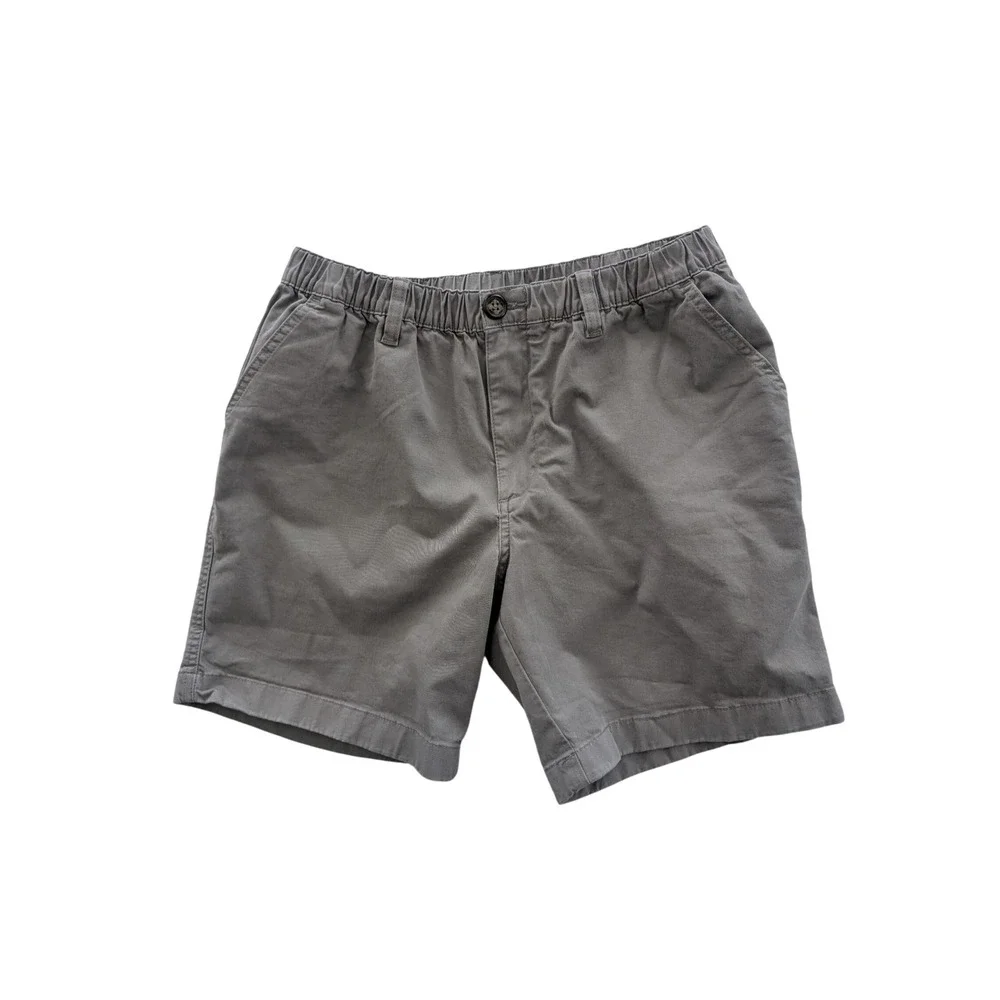 Chubbies Originals Gray Elastic Waist Stretch Cotton Shorts Womens Medium - Picture 1 of 10